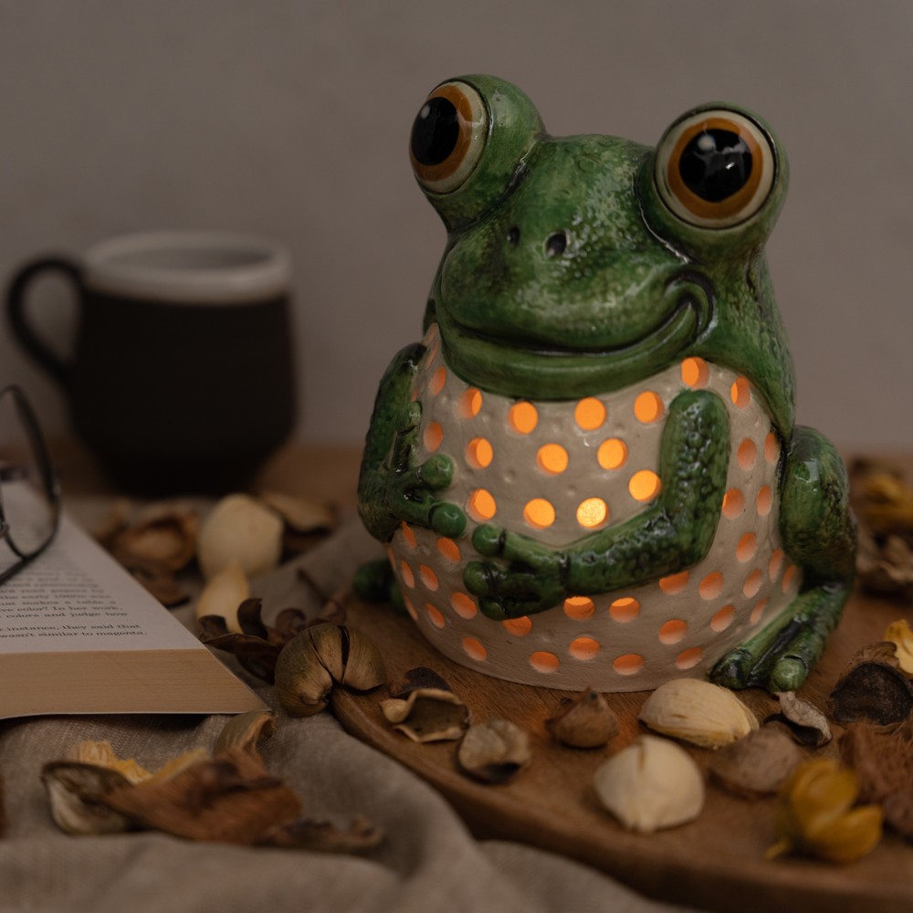Frog Candleholder