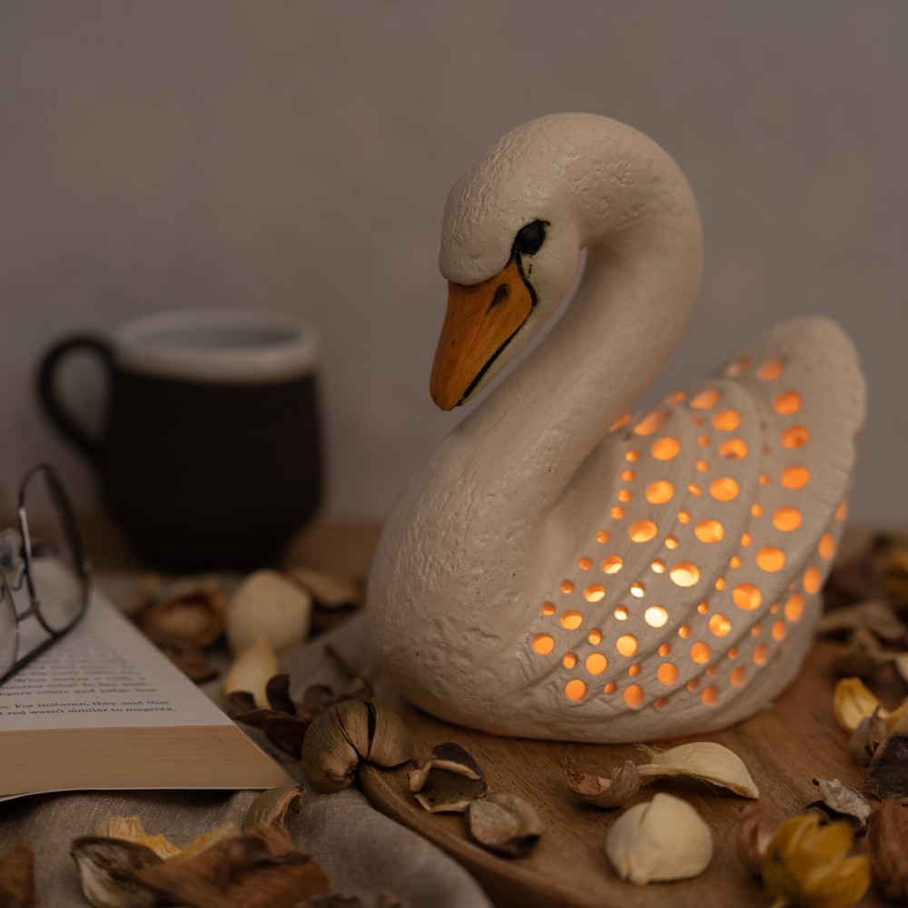 Swan Candleholder