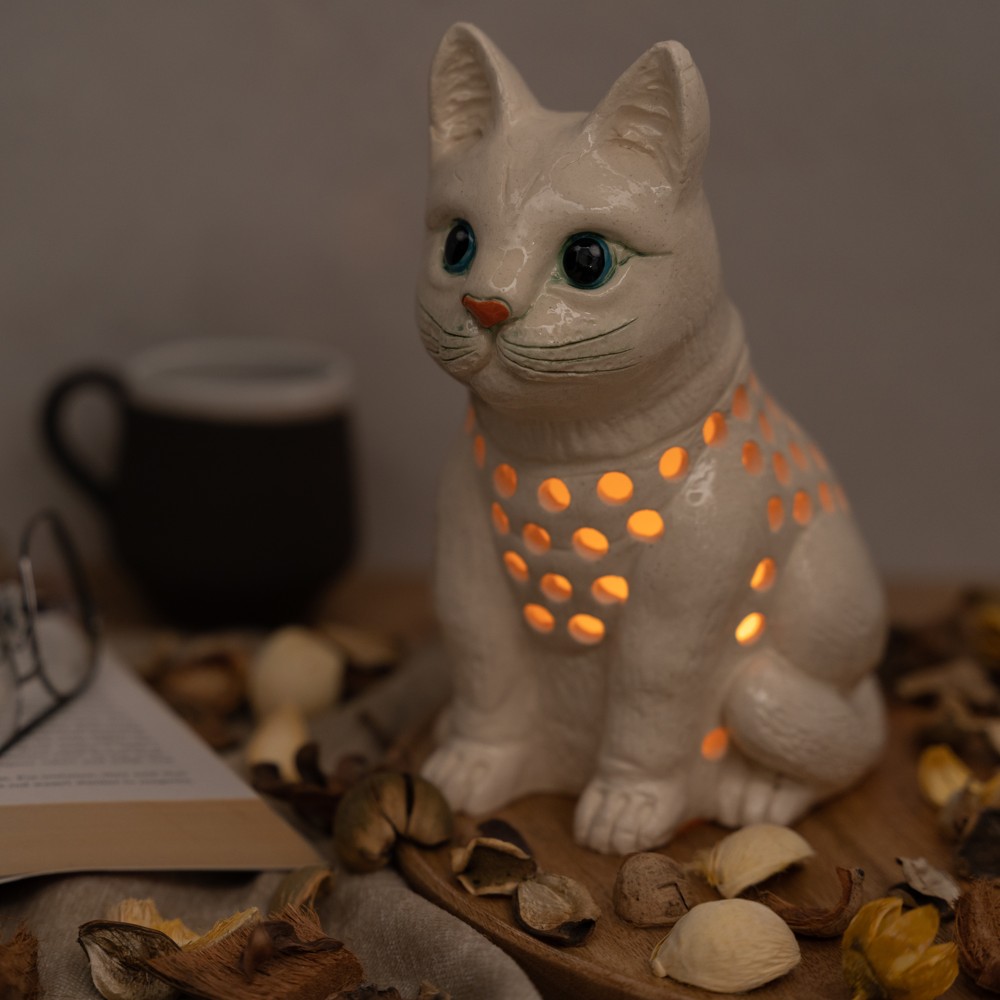 Cat Candleholder Cat Candleholder